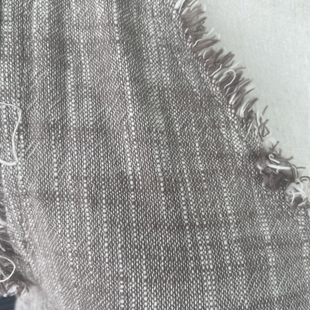 Urban Outfitters Crop Fringe Detail Linen Cotton Women XS Sable Sleeveless Top - Picture 7 of 10